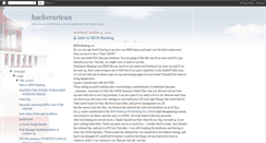 Desktop Screenshot of hackerariean.blogspot.com