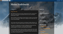 Desktop Screenshot of meine-nadelsucht.blogspot.com