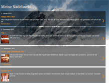 Tablet Screenshot of meine-nadelsucht.blogspot.com