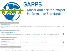 Tablet Screenshot of globalpmstandards.blogspot.com