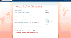 Desktop Screenshot of forexrobotsystem.blogspot.com