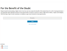 Tablet Screenshot of forthebenefitofthedoubt.blogspot.com