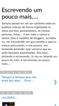Mobile Screenshot of escrevendoumpoucomais.blogspot.com