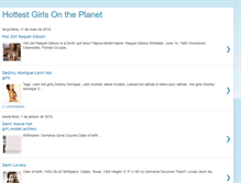 Tablet Screenshot of hottestgirlsontheplanet.blogspot.com