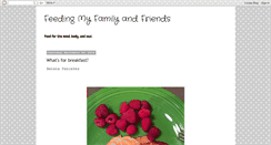 Desktop Screenshot of feedingmyfamilyandfriends.blogspot.com