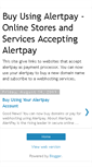 Mobile Screenshot of buy-using-alertpay.blogspot.com