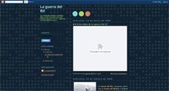 Desktop Screenshot of laguerrarif.blogspot.com