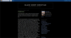 Desktop Screenshot of blacksheepchristian.blogspot.com