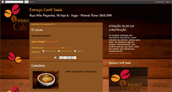 Desktop Screenshot of espacocafeinga.blogspot.com