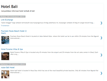 Tablet Screenshot of hotel-kutabali.blogspot.com