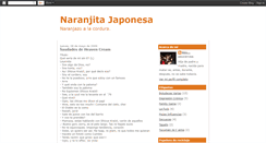 Desktop Screenshot of naranjita--japonesa.blogspot.com