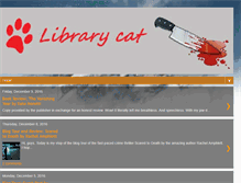 Tablet Screenshot of chicklibrarycat.blogspot.com