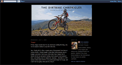 Desktop Screenshot of dirtbikechronicles.blogspot.com