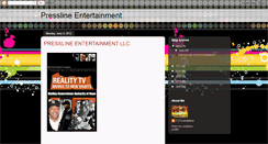 Desktop Screenshot of presslineentertainment.blogspot.com