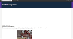 Desktop Screenshot of cardmakingideas1.blogspot.com