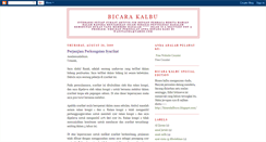 Desktop Screenshot of bicarakalbu.blogspot.com