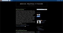 Desktop Screenshot of mexicopoliticaficcion.blogspot.com