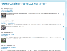 Tablet Screenshot of dinamizaciondeportivalashurdes.blogspot.com