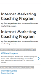 Mobile Screenshot of internetmarketingcoaching.blogspot.com