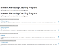 Tablet Screenshot of internetmarketingcoaching.blogspot.com