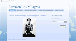 Desktop Screenshot of lorcaenlosmilagros.blogspot.com