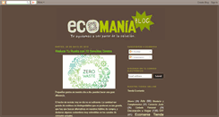Desktop Screenshot of ecomaniablog.blogspot.com