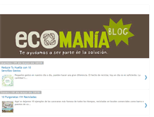 Tablet Screenshot of ecomaniablog.blogspot.com