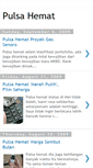 Mobile Screenshot of epulsa-hemat.blogspot.com