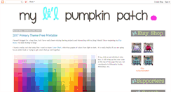 Desktop Screenshot of mylilpumpkinpatch.blogspot.com