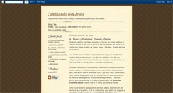 Desktop Screenshot of caminandoconjesus.blogspot.com