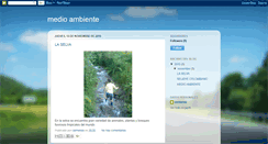 Desktop Screenshot of carmenza-medioambiente.blogspot.com