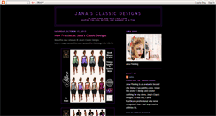 Desktop Screenshot of janasclassicdesigns.blogspot.com