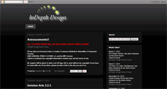 Desktop Screenshot of indepthdesign.blogspot.com