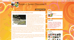 Desktop Screenshot of kaori-chocolate.blogspot.com