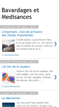 Mobile Screenshot of bavardages-et-medisances.blogspot.com