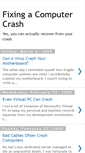 Mobile Screenshot of fixingacomputercrash.blogspot.com