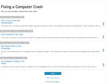 Tablet Screenshot of fixingacomputercrash.blogspot.com