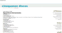 Desktop Screenshot of cinequanondiscos.blogspot.com