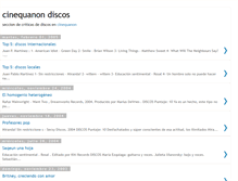 Tablet Screenshot of cinequanondiscos.blogspot.com