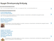 Tablet Screenshot of nyugatoermenyorszagkiralysag.blogspot.com