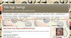 Desktop Screenshot of milehighsavings.blogspot.com