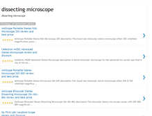 Tablet Screenshot of bestofdissectingmicroscopereview.blogspot.com