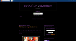 Desktop Screenshot of houseofdewberry.blogspot.com