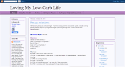 Desktop Screenshot of lifelowcarb.blogspot.com