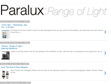 Tablet Screenshot of paralux-rangeoflight.blogspot.com