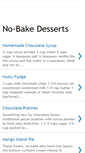Mobile Screenshot of nobakedesserts.blogspot.com