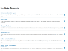 Tablet Screenshot of nobakedesserts.blogspot.com