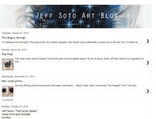 Tablet Screenshot of jeffsotoart.blogspot.com