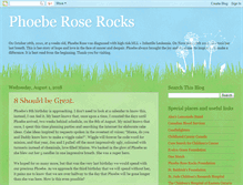 Tablet Screenshot of phoeberoserocks.blogspot.com