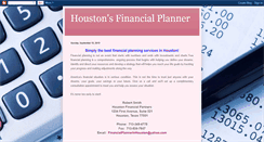 Desktop Screenshot of financialplannerinhouston.blogspot.com